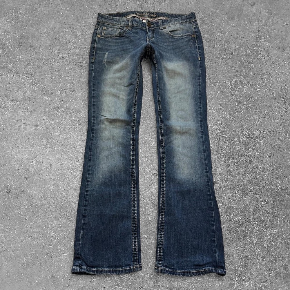 Maurices Womens Low Rise Bootcut Jeans Blue Stretch Size 5/6-S